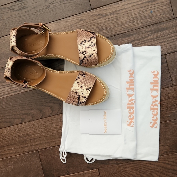 See by Chloé espadrilles Wedges - Picture 8 of 8
